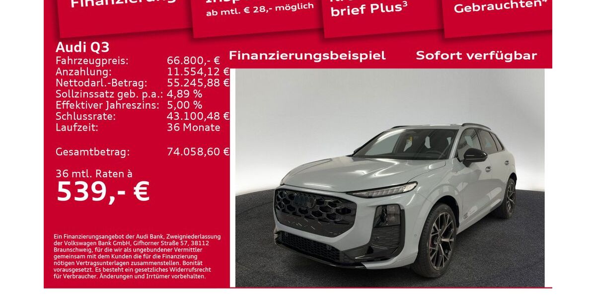 Audi Q3 6.001 km 66.800 &euro; Berlin 12489