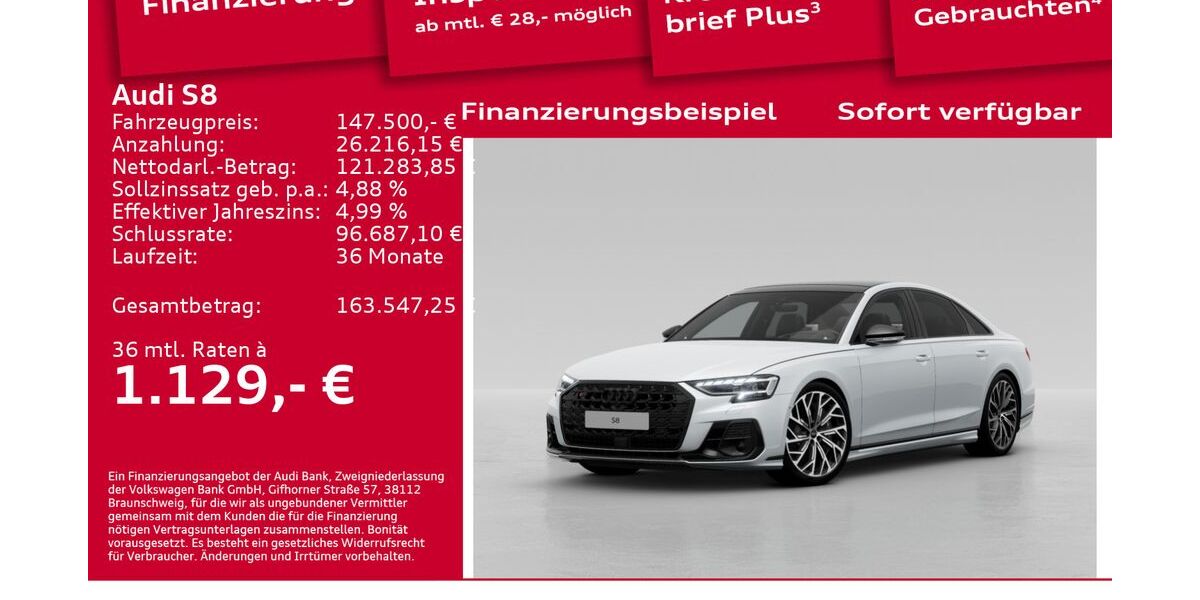 Audi S8 9.500 km 147.500 &euro; Berlin 12489