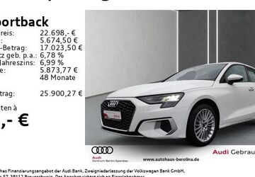 Audi A3 24.898 km 21.878 &euro; Berlin 13581