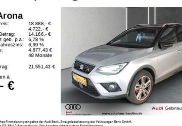 Seat Arona 61.074 km 18.989 &euro; Berlin 13581
