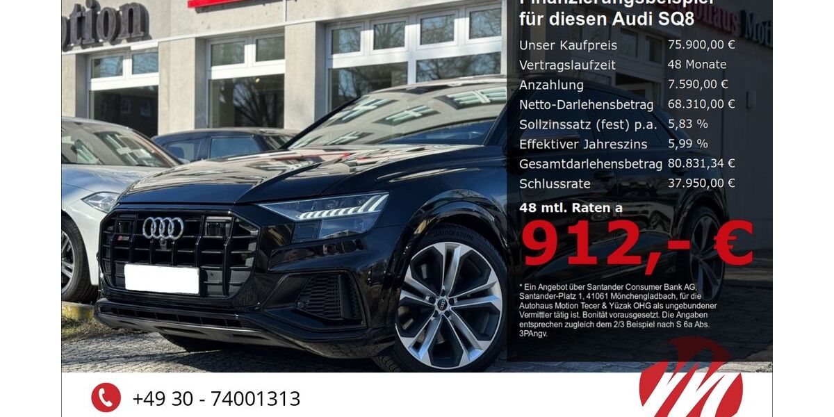Audi SQ8 73.000 km 75.900 &euro; Berlin 12305