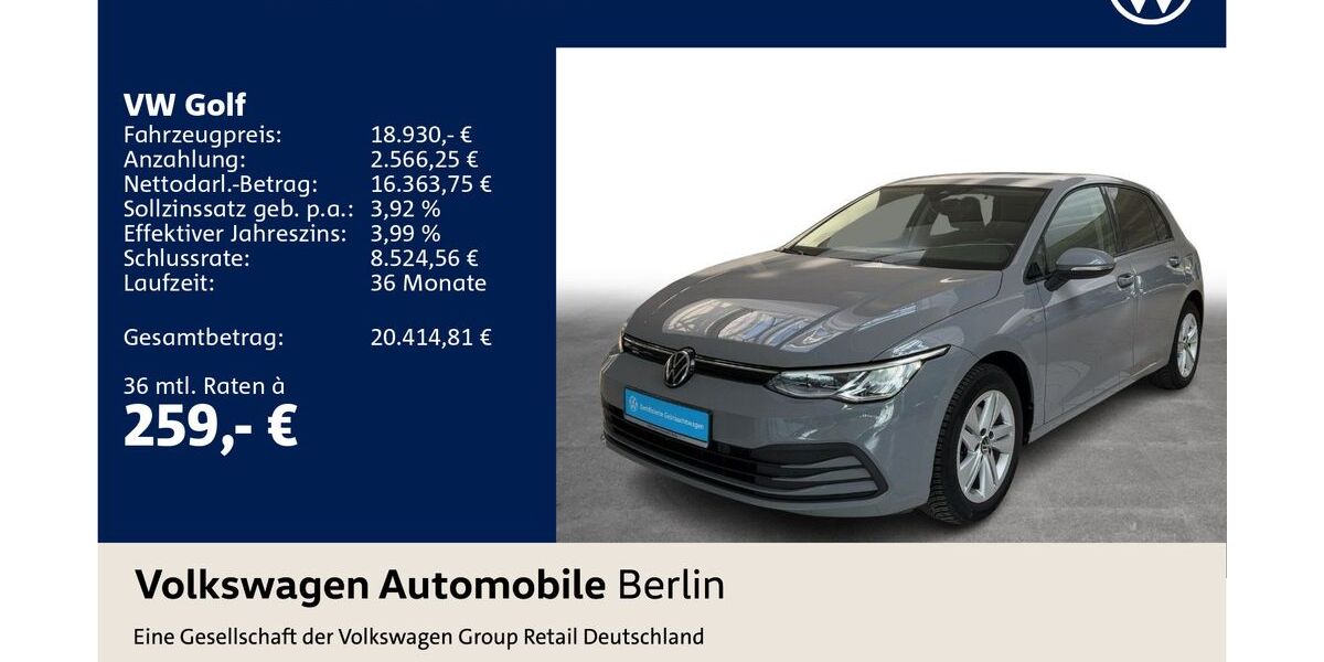 VW Golf 32.910 km 18.930 &euro; Berlin 12681