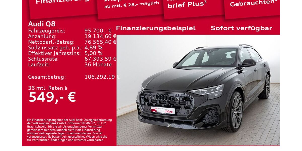 Audi Q8 9.500 km 93.800 &euro; Berlin 12489