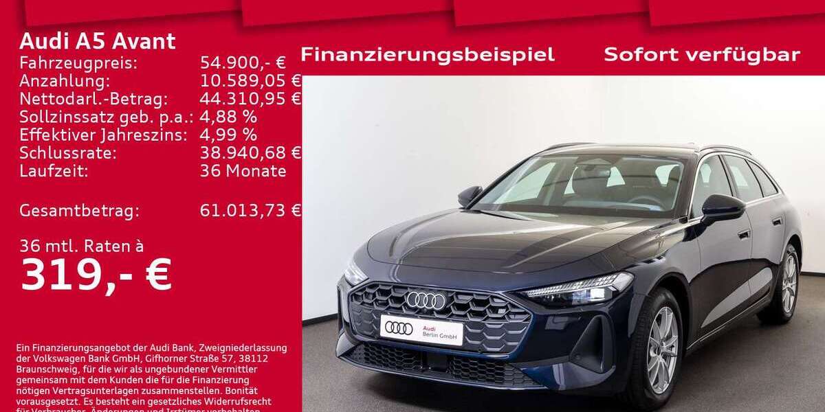 Audi A5 6.001 km 54.900 &euro; Berlin 10587