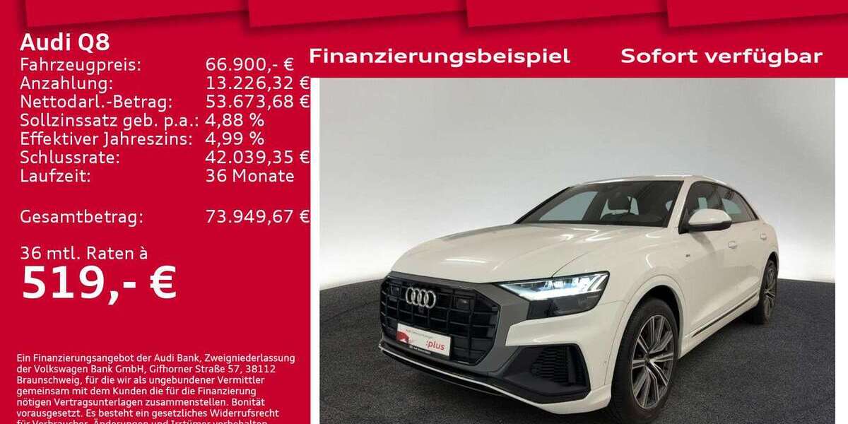 Audi Q8 24.000 km 66.900 &euro; Berlin 12489