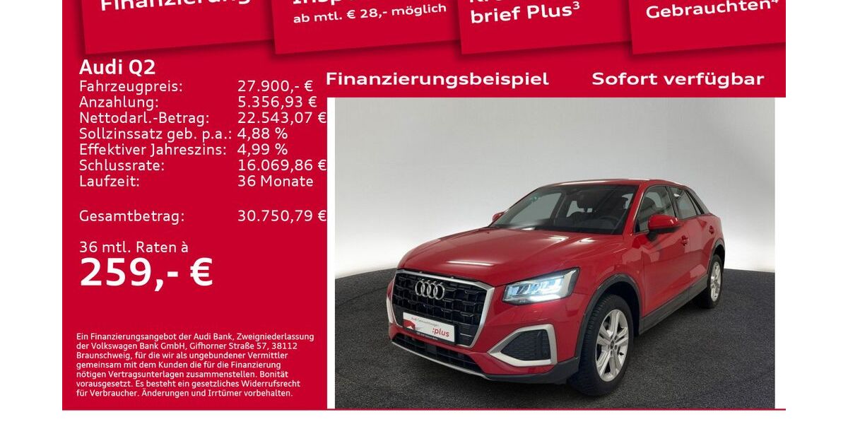 Audi Q2 21.000 km 25.900 &euro; Berlin 12489