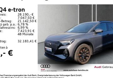 Audi Q4 e-tron 99.846 km 28.190 &euro; Berlin 13581