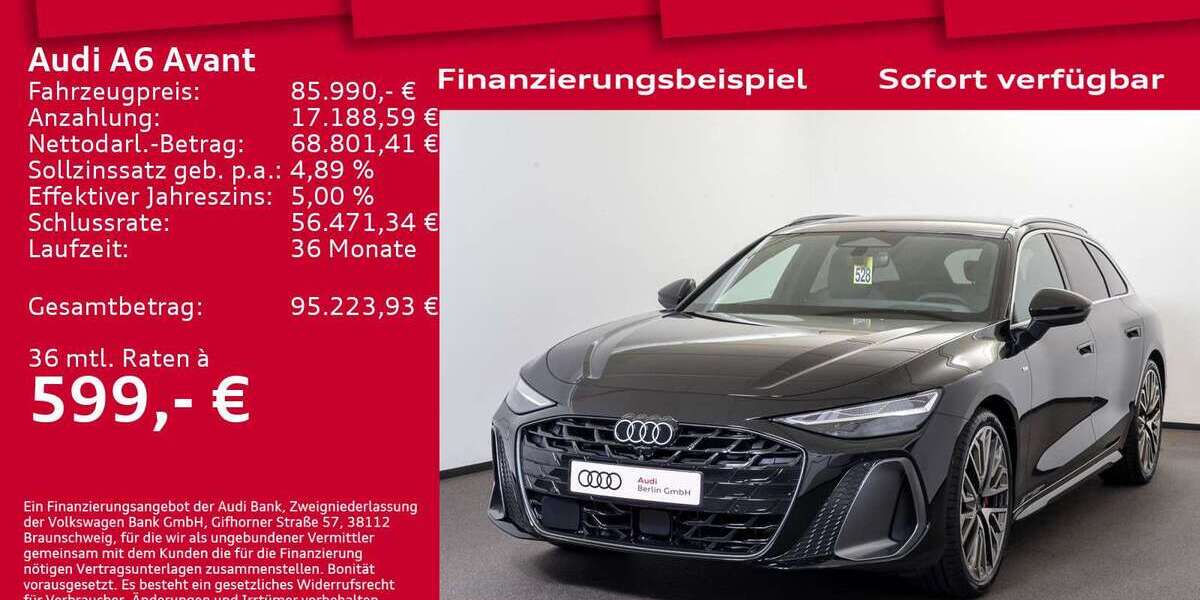 Audi A6 6.001 km 85.990 &euro; Berlin 10587