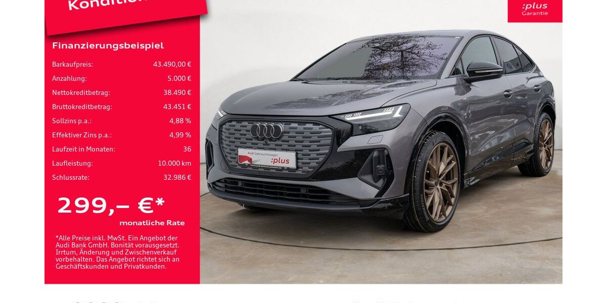 Audi Q4 e-tron 52.377 km 43.490 &euro; Potsdam 14482