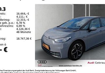VW ID.3 31.319 km 16.457 &euro; Berlin 13581