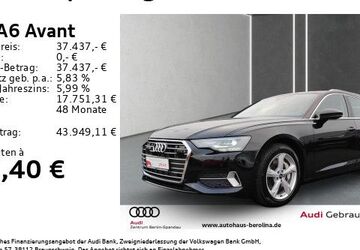 Audi A6 39.806 km 36.394 &euro; Berlin 13581