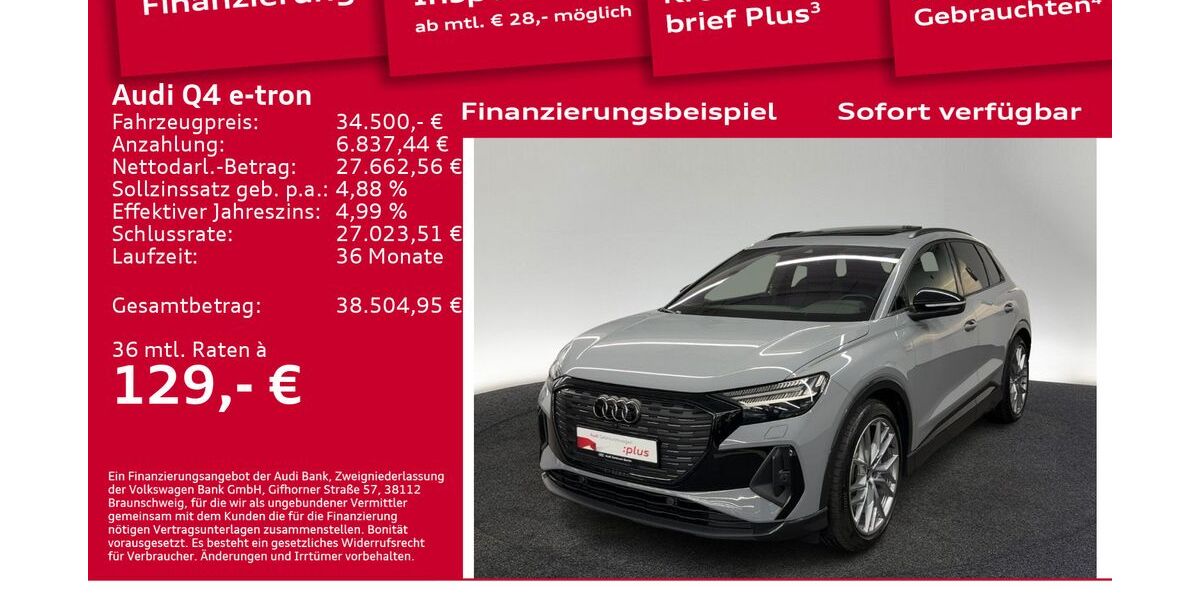 Audi Q4 e-tron 37.000 km 34.500 &euro; Berlin 10587