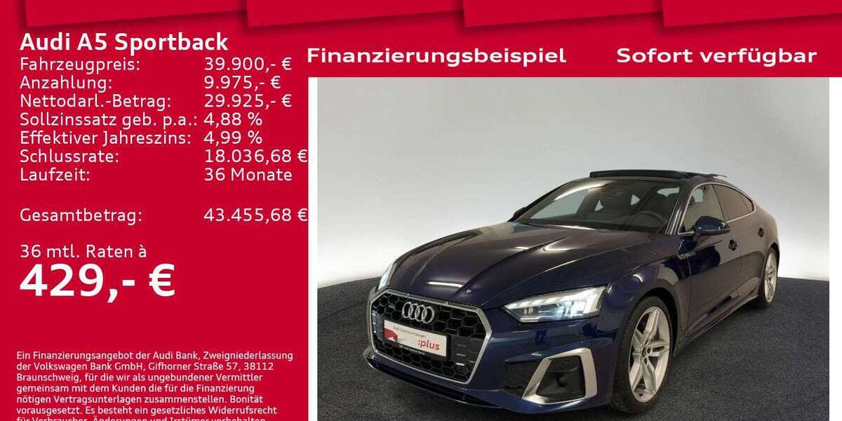 Audi A5 47.600 km 39.900 &euro; Berlin 12489