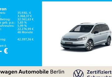 VW Touran 18.850 km 35.930 &euro; Berlin 12681