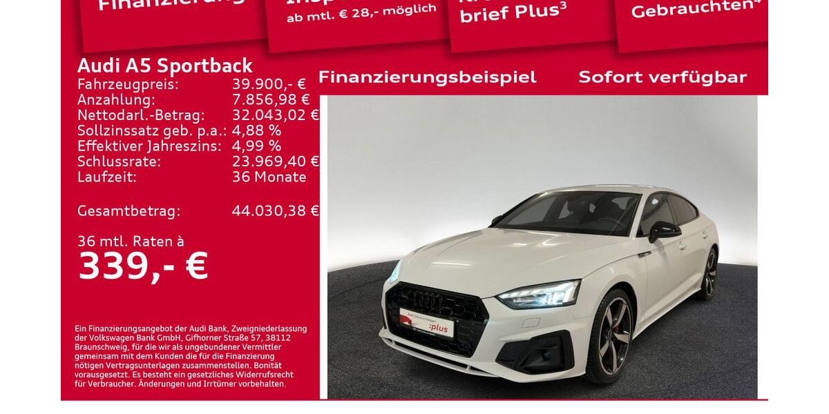 Audi A5 40.300 km 37.990 &euro; Berlin 12489