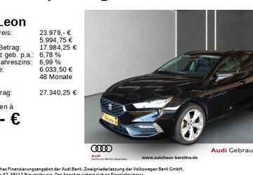 Seat Leon 33.342 km 22.510 &euro; Berlin 13581
