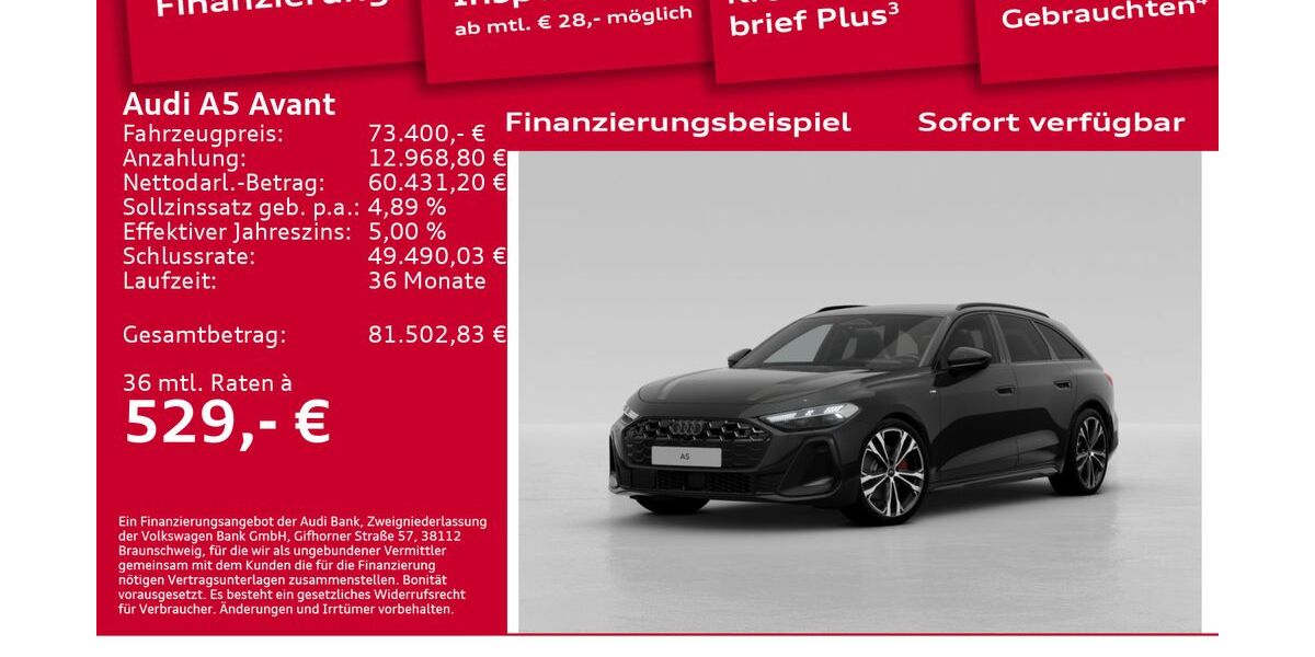 Audi A5 6.001 km 73.400 &euro; Berlin 12489