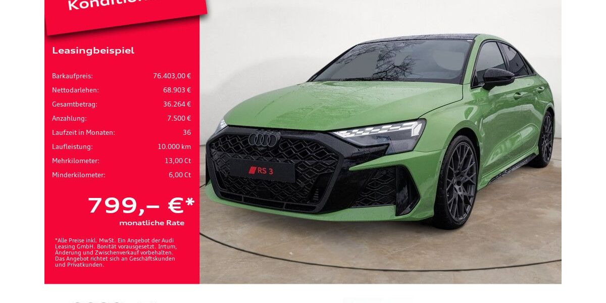 Audi RS3 4.000 km 76.403 &euro; Potsdam 14482