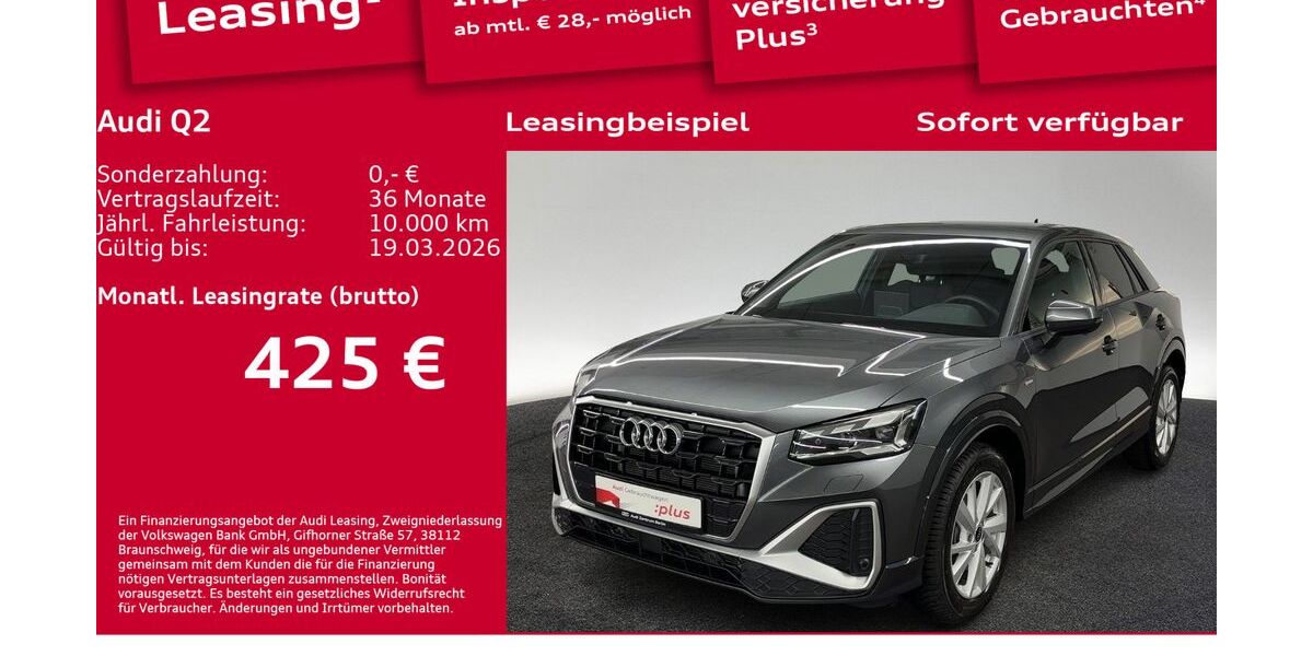 Audi Q2 3.000 km 38.600 &euro; Berlin 10587