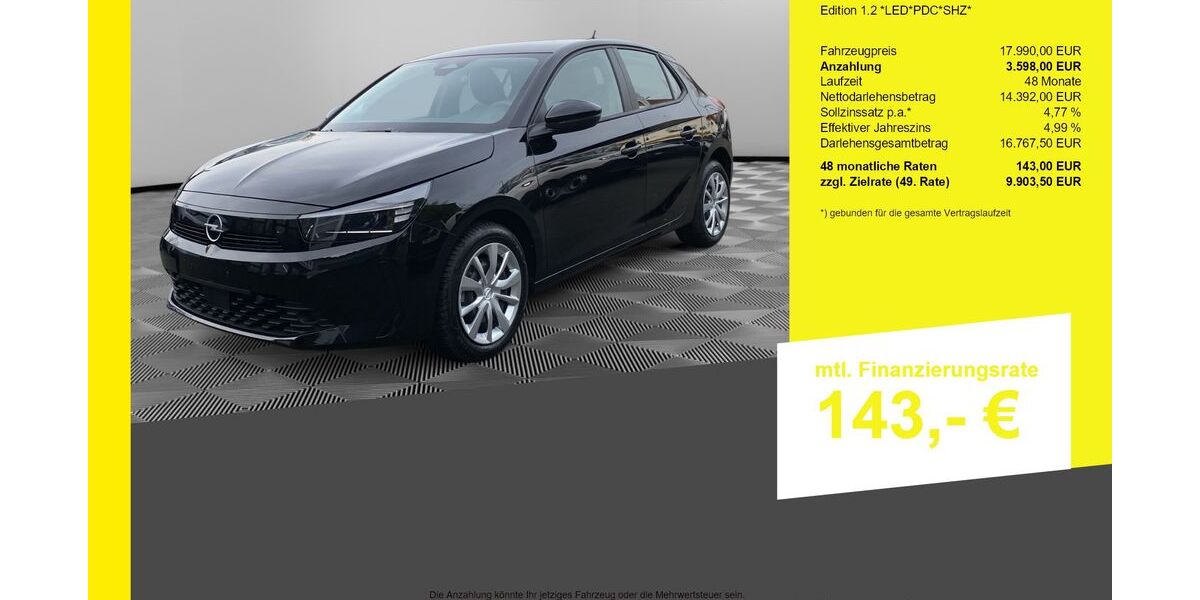 Opel Corsa 5.457 km 17.849 &euro; Berlin-Französisch Buchholz 13127