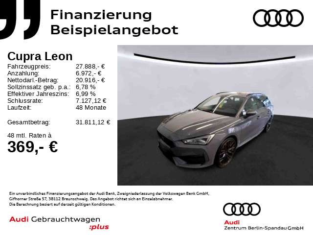 Cupra Leon 40.819 km 27.888 &euro; Berlin 13581
