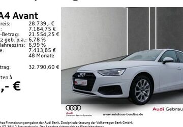 Audi A4 34.722 km 28.739 &euro; Berlin 13581