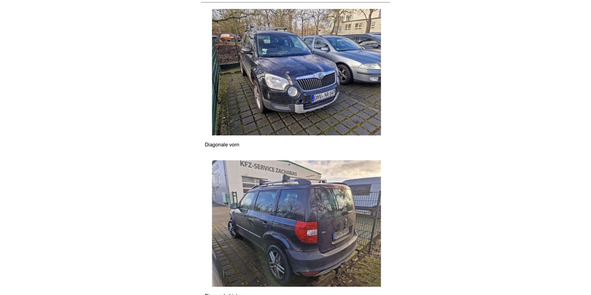 Skoda Yeti 225.000 km 1.400 &euro; Oranienburg 16515