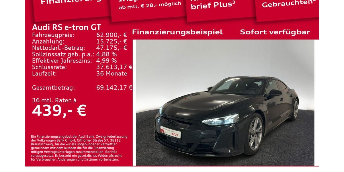 Audi RS e-tron GT 29.700 km 61.900 &euro; Berlin 12489