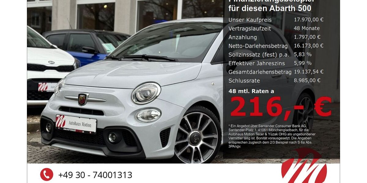 Abarth 500 108.000 km 17.470 &euro; Berlin 12305