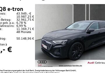 Audi Q8 e-tron 34.582 km 42.889 &euro; Berlin 13581