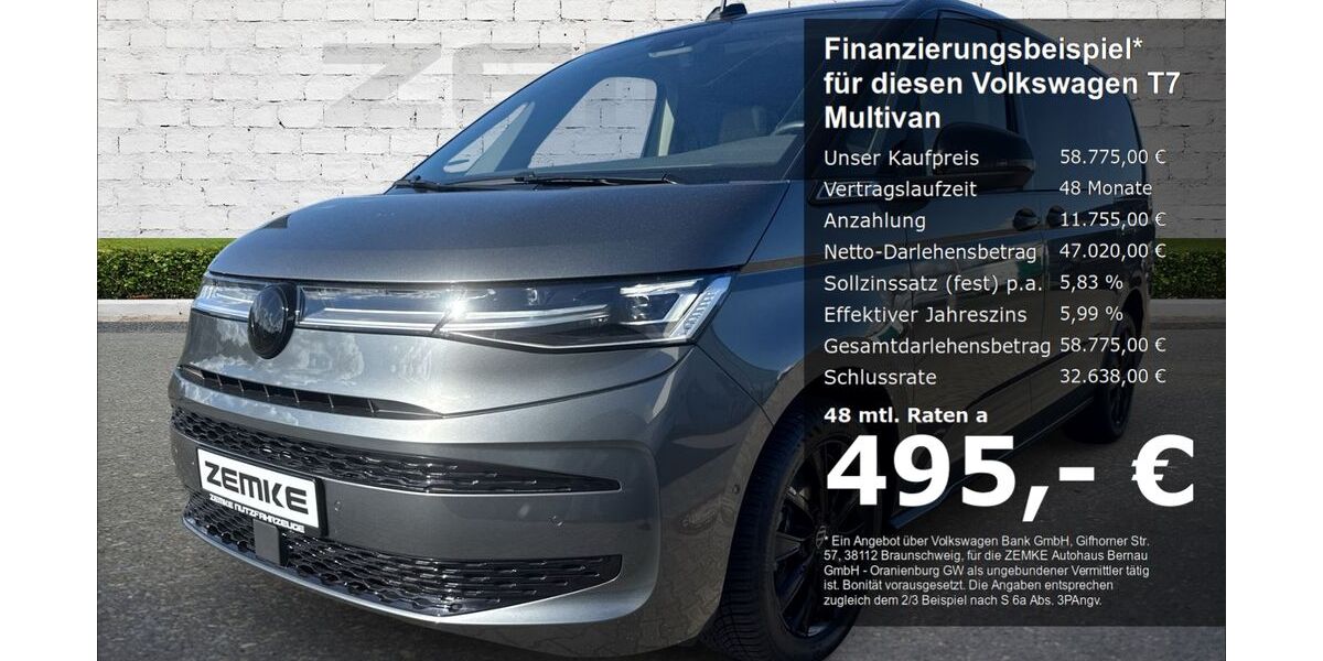 VW T7 Multivan 8.733 km 58.775 &euro; Oranienburg 16515