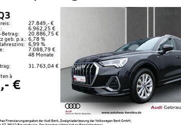 Audi Q3 67.207 km 27.149 &euro; Berlin 13581