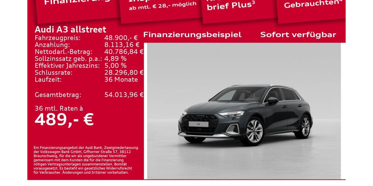 Audi A3 6.001 km 47.400 &euro; Berlin 12489